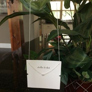 Stella and Dot Silver Wishing Necklace